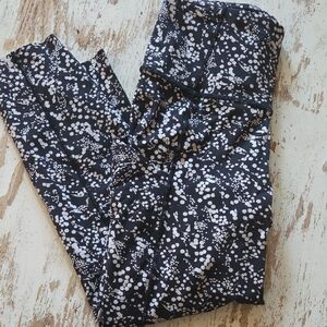 lululemon athletica Black and White Patterned Leggings